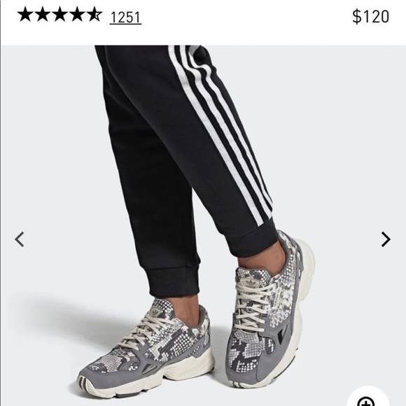 adidas falcon snake print